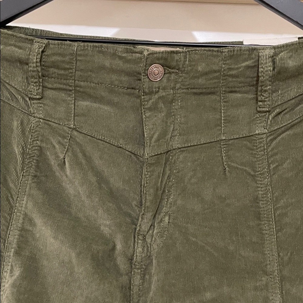 We The Free Libra Green Wide-Leg Cord Jeans NWT 32 - Picture 4 of 11